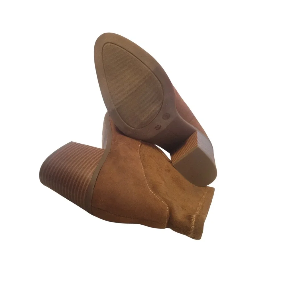 a.n.a Women's Whiskey Brown Ankle Boots SZ 6‎ Medium